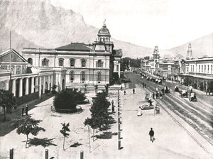 Calle Adderley, con el Intercambio Comercial y el Banco Standard, Ciudad del Cabo, Sudáfrica, 1895 de Unbekannt