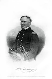 Almirante David Farragut, oficial de la Marina de EE.UU. en la Guerra Civil Americana, 1862-1867 de Unbekannt