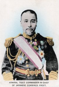 Almirante Togo, comandante en jefe de la flota combinada japonesa, c1903-1905 de Unbekannt