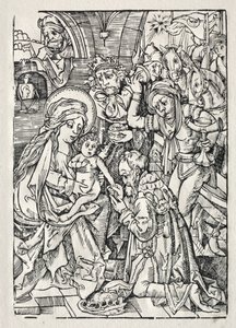 Adoración de los Reyes, c. 1500