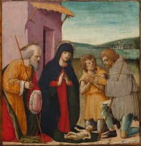 Adoración de los Pastores, c. 1480-1500 de Unbekannt