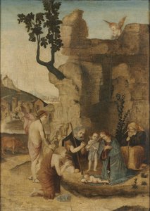 La Adoración de los Pastores, c. 1500 de Unbekannt