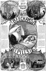 Anuncio de Beechams Pills, 1887