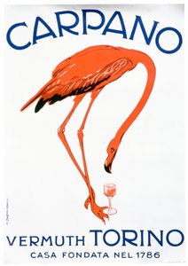 Anuncio de Carpano Vermouth