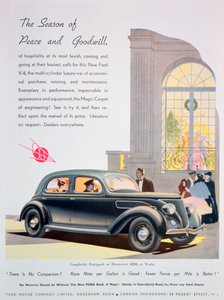 Anuncio de coches Ford, 1936 de Unbekannt