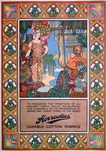 Anuncio de telas Horrockses, 1920