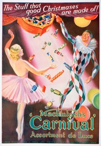 Anuncio de los surtidos de toffee de Carnaval de Mackintosh, 1935 de Unbekannt