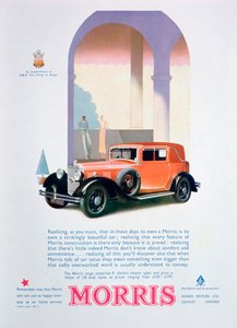 Anuncio de coches Morris, 1932 de Unbekannt
