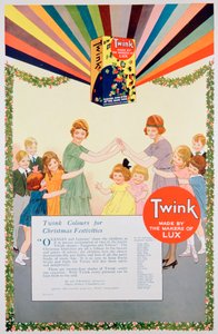 Anuncio de tinte Twink, 1922 de Unbekannt