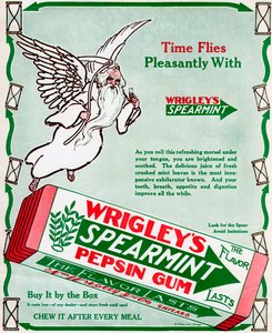 Anuncio de Wrigleys Spearmint Pepsin Gum, 1913 de Unbekannt