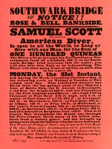 Anuncio de espectáculos de acrobacias por Samuel Scott, 1840, 1948 de Unbekannt
