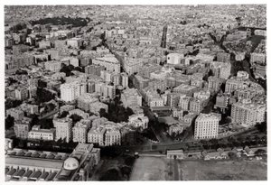Vista aérea de El Cairo Nuevo, Egipto, desde un Zeppelin, 1931-1933 de Unbekannt