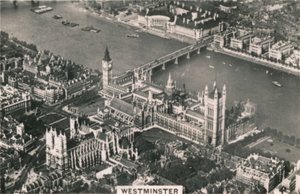 Vista aérea de Westminster, 1939 de Unbekannt