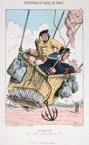 Aerostier, sitio de París, 1870-1871 de Unbekannt