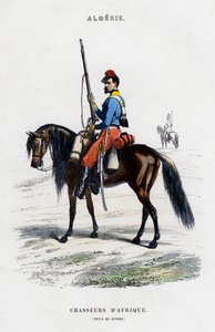Caballería Ligera Africana, Ejército Francés en Argelia de Unbekannt