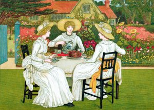 Té de la tarde, 1886 de Unbekannt