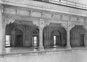 Agra. Una habitación en la Torre del Jazmín, c. 1910 de Unbekannt