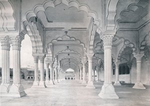 Agra. El Dewan-i-am, o Sala de Audiencia Pública, c. 1910 de Unbekannt