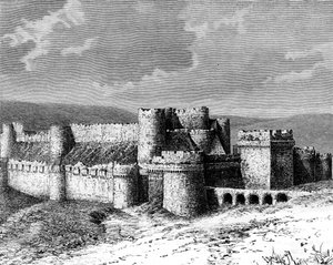 Castillo de Al Karak, siglo XIX de Unbekannt