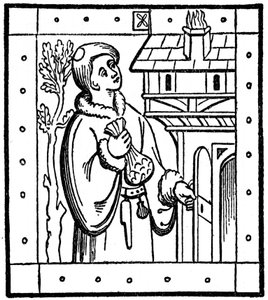 Alan Middleton, recaudador de rentas, siglo XV, 1910