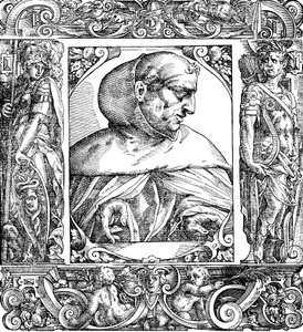 Albertus Magnus c1200-1280 fraile dominicano nacido en Alemania, siglo XVI de Unbekannt