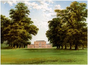 Aldby Park, Yorkshire, hogar de la familia Darley, c1880 de Unbekannt