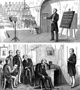 Alexander Graham Bell 1847-1922, inventor americano nacido en Escocia, 1877