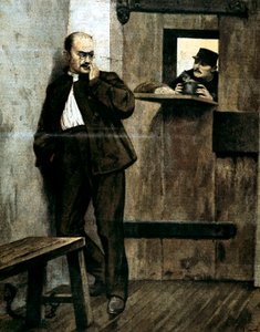 Alfred Dreyfus en prisión, 1895 de Unbekannt