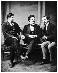 Alfred Townsend, Mark Twain y David Gray, 1871 1955 de Unbekannt