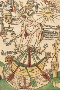 Alegoría del encuentro del Papa Pablo II y el Emperador Federico III, c. 1470 de Unbekannt