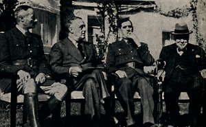 Conferencia Aliada en Casablanca, Marruecos Francés, enero 1943, 1945 de Unbekannt