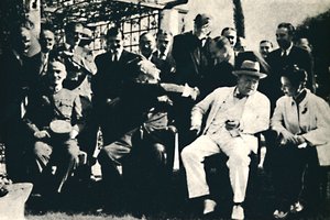 Líderes aliados se reúnen en El Cairo, noviembre de 1943