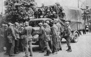 Los aliados van en ayuda de Bélgica, 1940 de Unbekannt