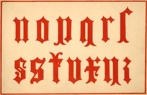 Alfabeto, letras arcaicas, minúsculas de Unbekannt