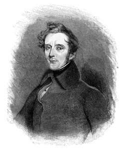 Alphonse de Lamartine 1790-1869, escritor, poeta y político francés, 1900