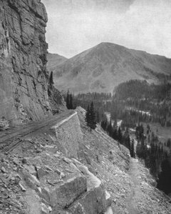 Paso alpino, Colorado, EE.UU., c1900 de Unbekannt
