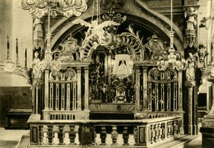 Altar de la Virgen María, Mariazell, Estiria, Austria, c1935