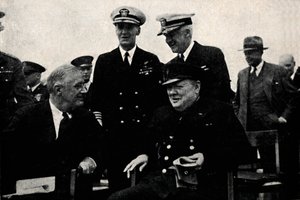Presidente Americano y Primer Ministro Británico, 14 de agosto de 1941, 1945