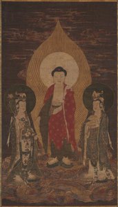 Tríada de Amitabha, posiblemente 1400s de Unbekannt