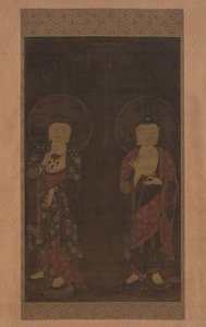 Amitabha y Kshitigarba, primera mitad del siglo XIV de Unbekannt