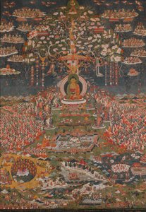 Amitabha, el Buda de la Tierra Pura Occidental Sukhavati, ca. 1700