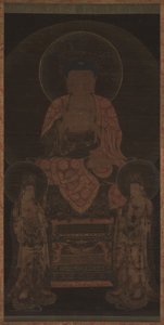 Tríada de Amitabha, ca. siglo XIII de Unbekannt
