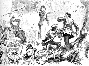 Entre los insurgentes había una joven, 1902