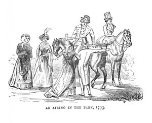 Un paseo en el parque, 1793, c1870