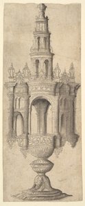 Una Custodia Arquitectónica de Unbekannt