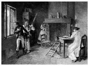 Un incidente en el Terror Blanco, 1815, 1895 de Unbekannt