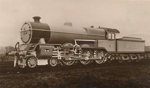 Una locomotora de pasajeros supercalentada de L.M.S., 1927