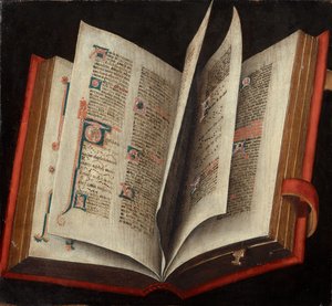Un libro litúrgico abierto