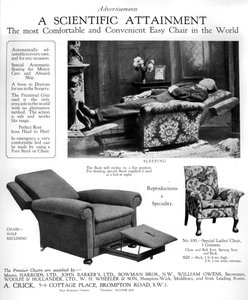 Un anuncio de sillas Premier, 1926