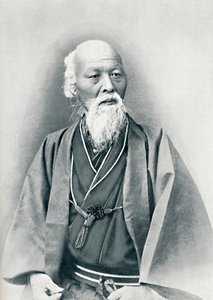 Un anciano doctor japonés con traje de gala, 1902 de Unbekannt